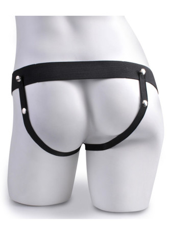 7.5" Hollow Squirting Strap-on with Balls